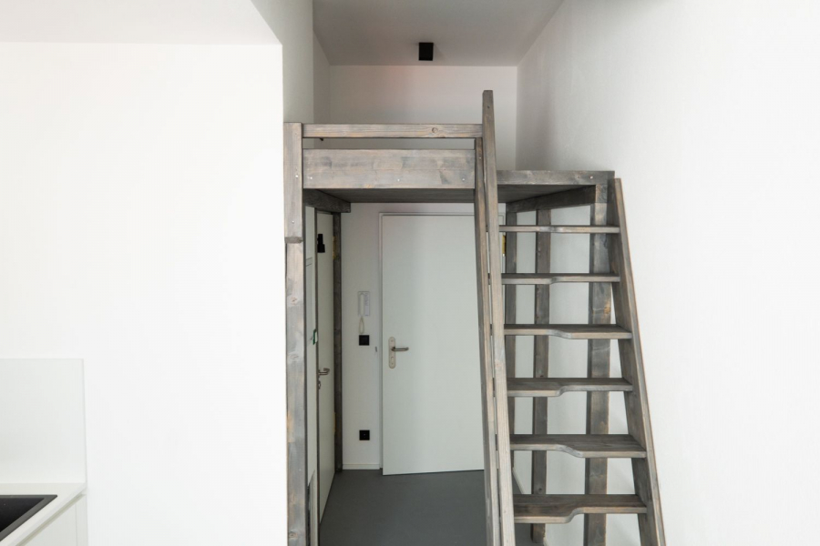 Innenraum mit Hochbett - Mitten im Leben, mitten in Stuttgart-West!