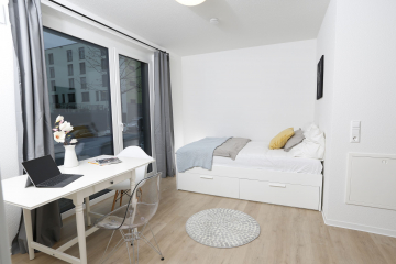 Einziehen und wohlfühlen: möbliertes Apartment in Stgt-Vaihingen, 70563 Stuttgart, Etagenwohnung