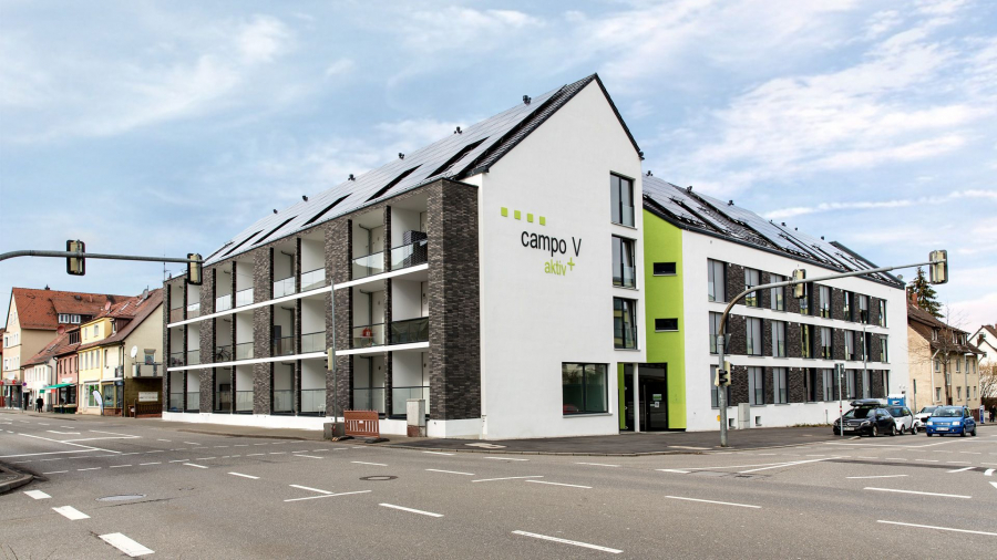 Campo-V-aussen-01 - Moderne Studentenwohnung mit Terrasse