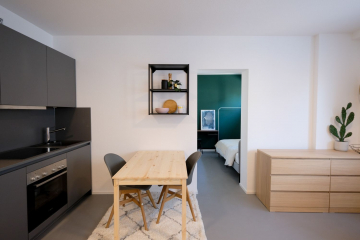 Möblierte 1,5- Zimmer Wohnung im Herzen von Stuttgart-West, 70193 Stuttgart, Etagenwohnung
