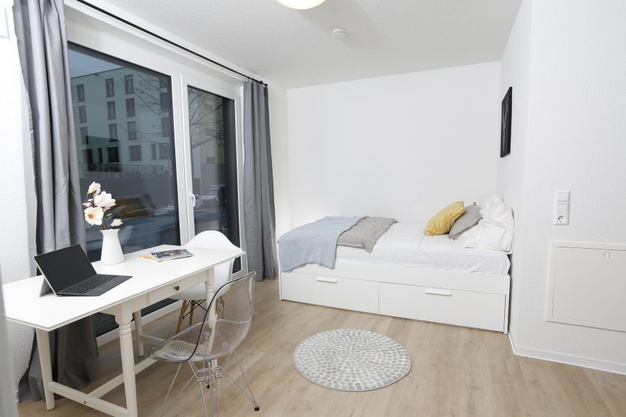 Beispielbild Wohnen/Schlafen - Moderne 1-Zimmer Studentenwohnung in zentraler Lage