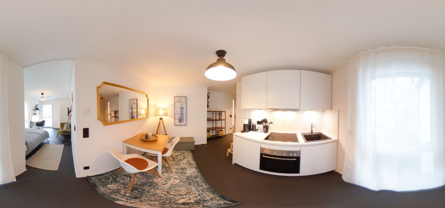 360-BV220-139B-30-Küche - Möbliertes Apartment in West mit Balkon!