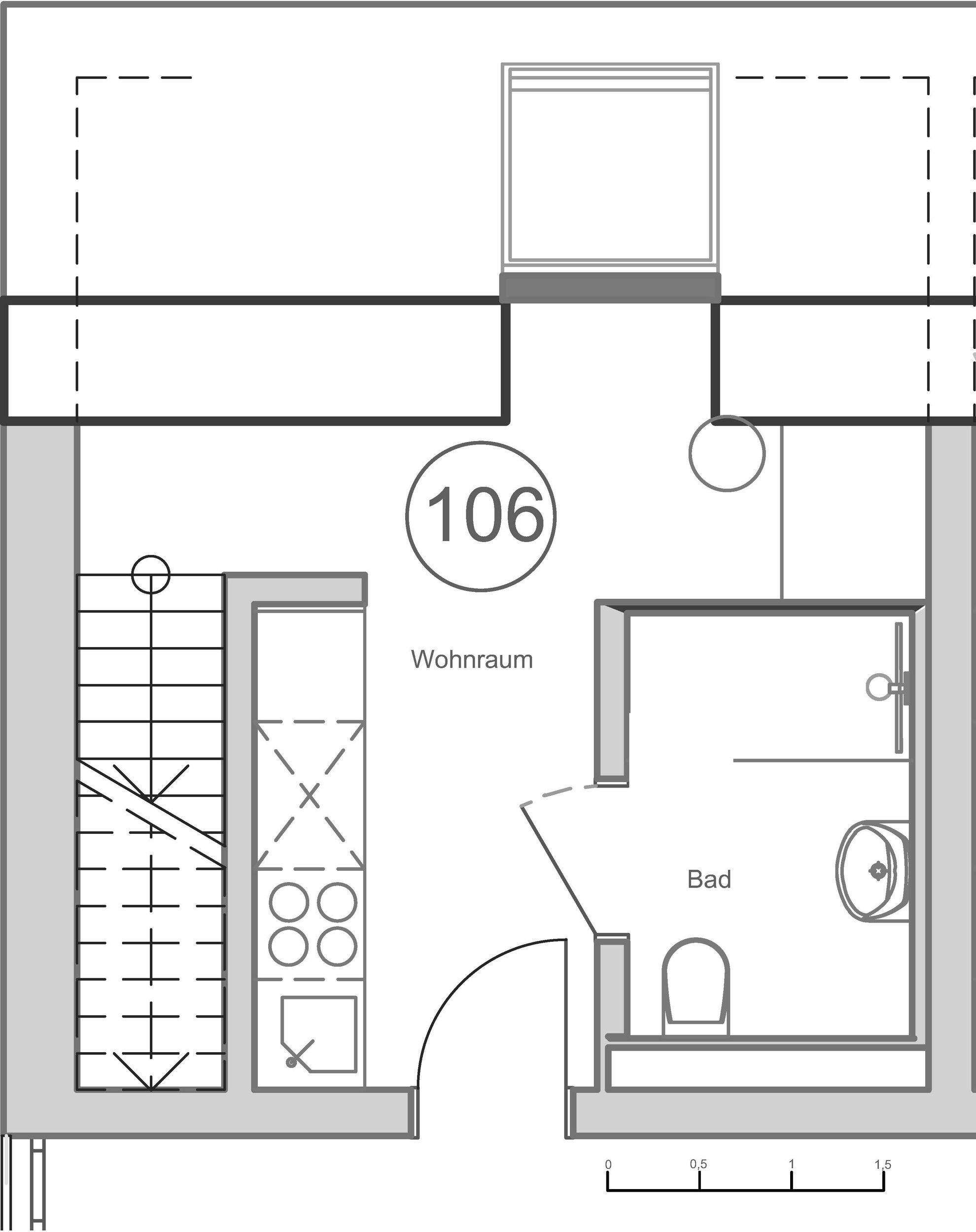 Grundriss Wohnung 106